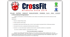 Desktop Screenshot of crossfitarrabona.com