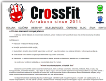 Tablet Screenshot of crossfitarrabona.com